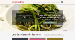 Desktop Screenshot of pique-assiette.ch