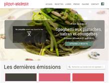 Tablet Screenshot of pique-assiette.ch